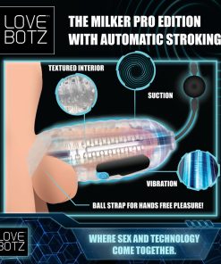 The Milker Pro Edition with Automatic Stroking, Suction and Vibration