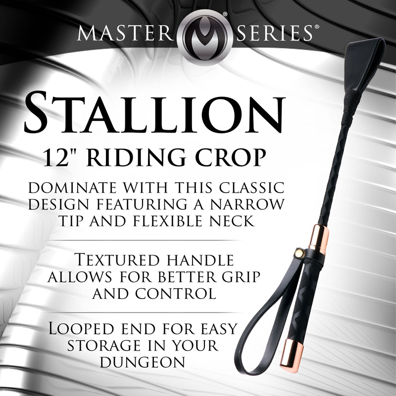 Stallion Riding Crop - 12 Inch - Image 2