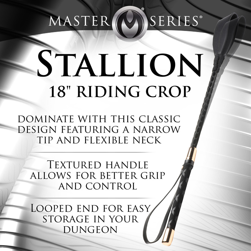 Stallion Riding Crop - 18 Inch - Image 2