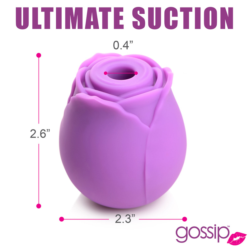 10X Rose Flirt Silicone Clitoral Stimulator - Image 4