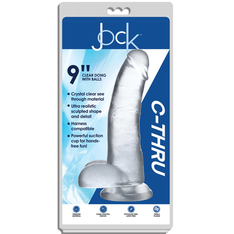 Jock C-Thru Dildo - 9 Inch - Image 6