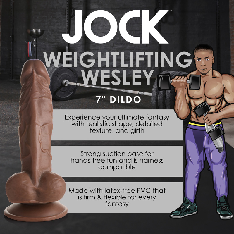 Weightlifting Wesley 7 Inch Dildo - Image 2