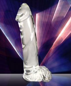 Glass Dildo with Balls
