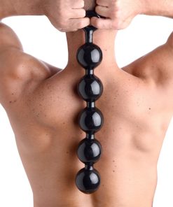 Black Baller Anal Beads