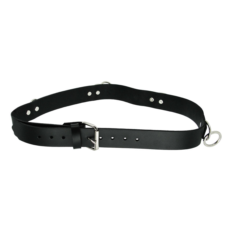 Strict Leather Punk Bondage Belt - Image 3