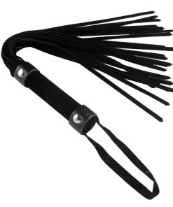Short Suede Flogger - Black