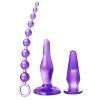 Amethyst Adventure 3 Piece Anal Toy Kit