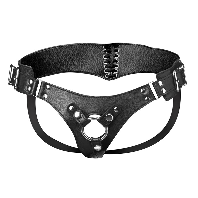 Bodice Corset Style Strap On Harness - Image 4