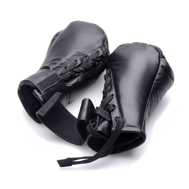 Strict Leather Padded Puppy Mitts - Image 2
