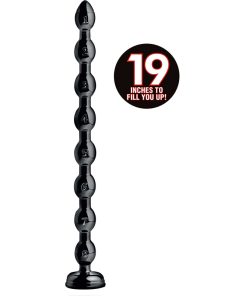 Hosed 19 Inch Beaded Anal Snake