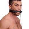 Silicone Bit Gag with Nipple Clamps