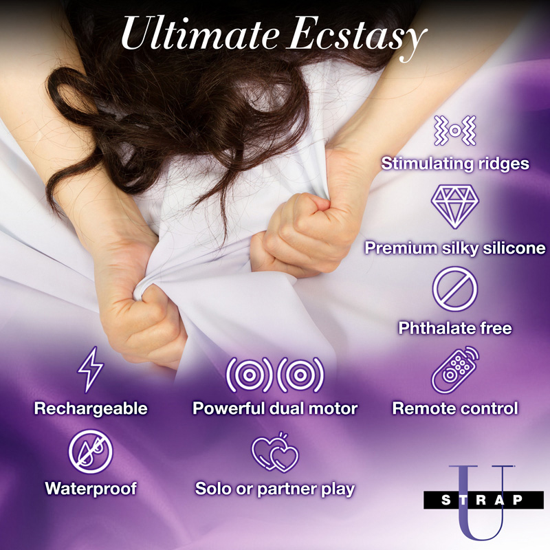 Pro Rider 9X Vibrating Silicone Strapless Strap On with Remote Control - Image 5