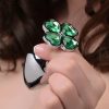 Lucky Clover Gem Anal Plug - Medium
