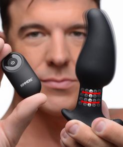 Gyro-M 10X Curved Rimming Plug with Remote Control