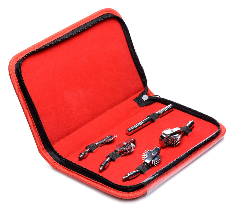 Deluxe Wartenberg Wheel Set with Travel Case - Image 3