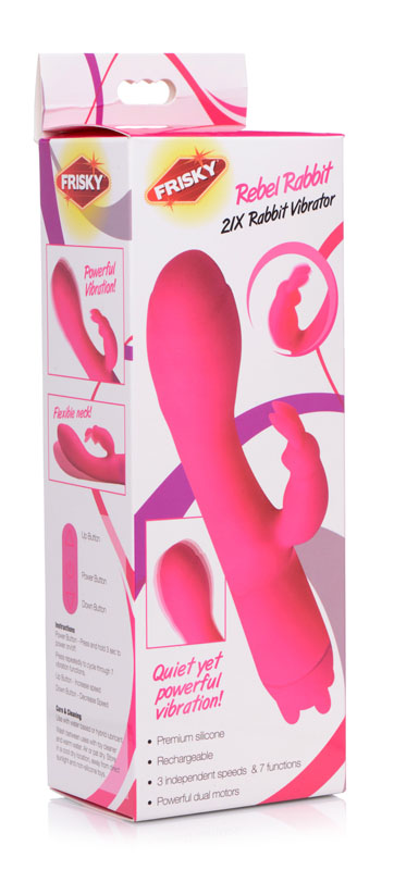 Rebel Rabbit 21X Silicone Vibrator - Image 5