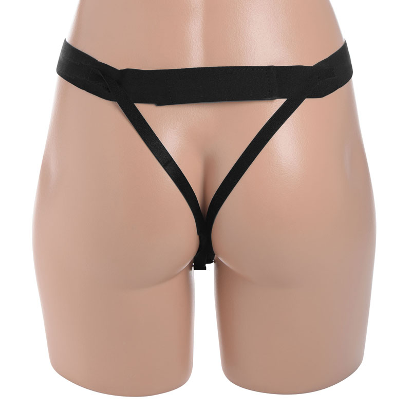 Hollow Silicone Dildo Strap-on - Flesh - Image 4