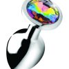 Rainbow Prism Gem Anal Plug - Medium