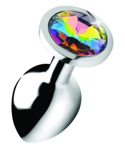 Rainbow Prism Gem Anal Plug - Medium