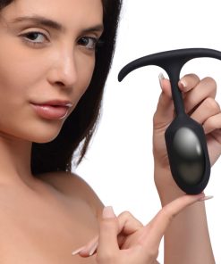 Premium Silicone Weighted Anal Plug - Medium