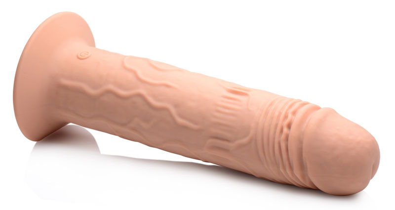 7X Remote Control Vibrating and Thumping Dildo - Medium - Image 5