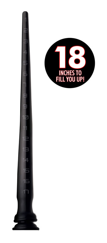 Silicone Tapered Anal Hose - 18 Inch - Image 3