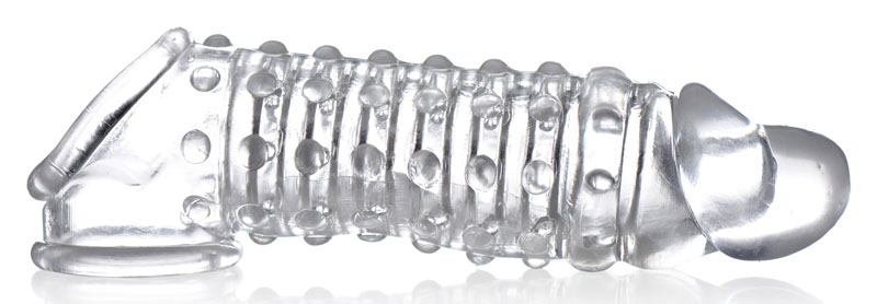 1.5 Inch Penis Enhancer Sleeve - Clear - Image 3
