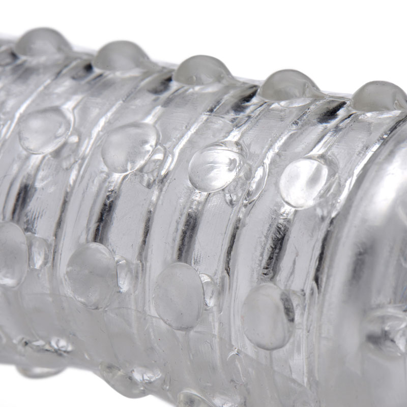 1.5 Inch Penis Enhancer Sleeve - Clear - Image 6