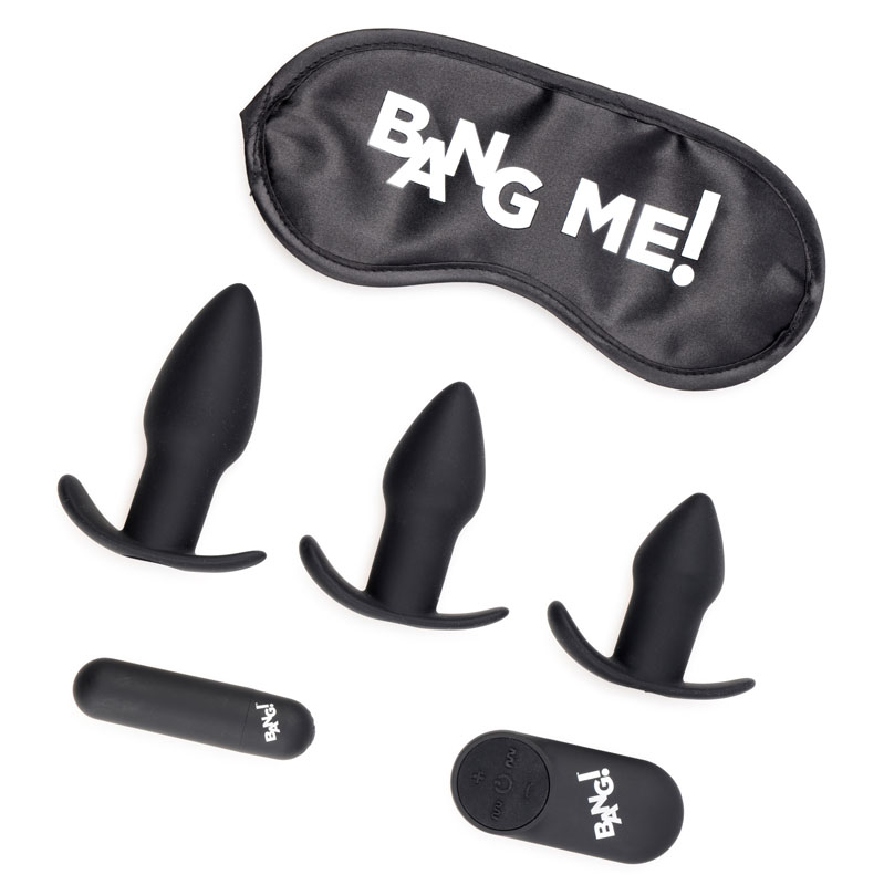 Backdoor Adventure Remote Control 3 Piece Butt Plug Vibe Kit - Image 3
