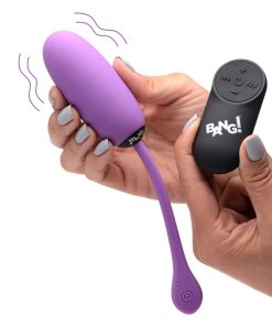 Remote Control 28X Silicone Plush Egg - Purple