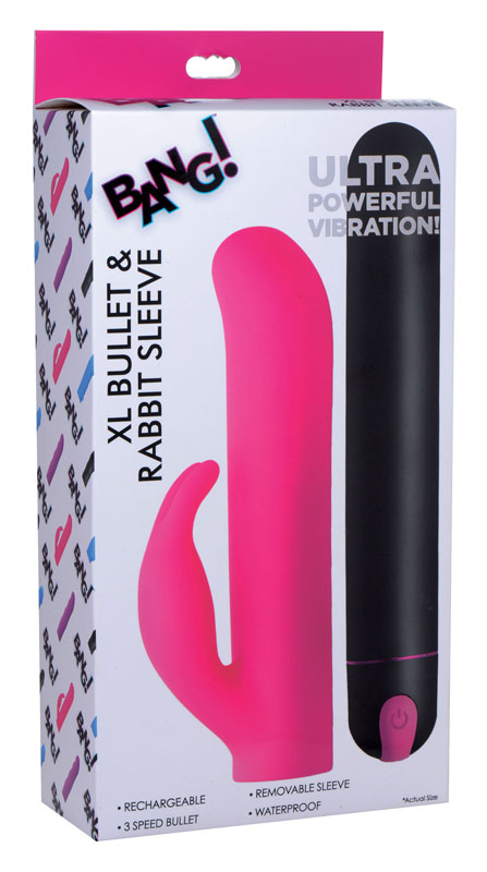 XL Silicone Bullet and Rabbit Sleeve - Image 8