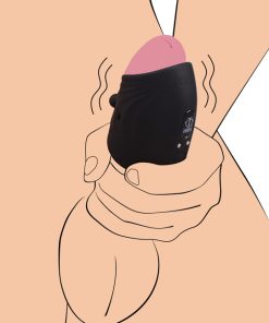 10X Pleasure Stroke Vibrating Silicone Penis Sleeve