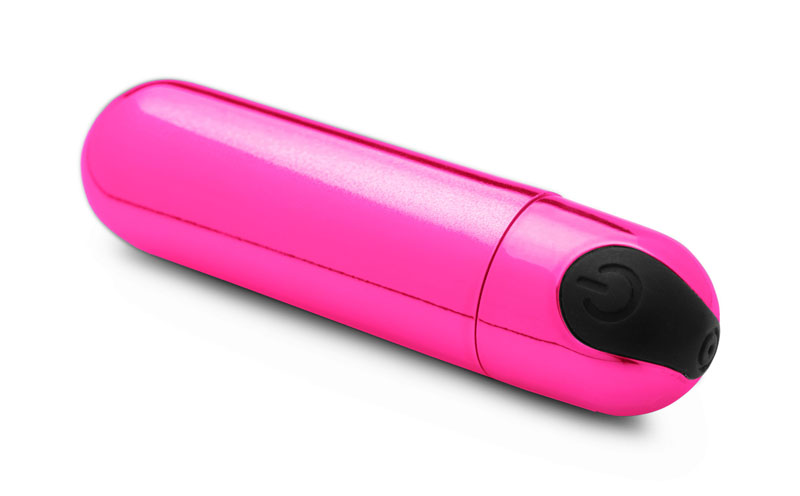10X Rechargeable Vibrating Metallic Bullet - Pink - Image 5