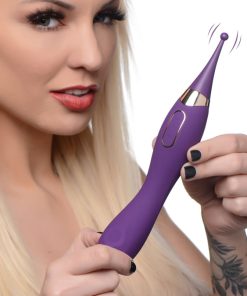 Pulsing G-spot Pinpoint Silicone Vibrator with Attachments