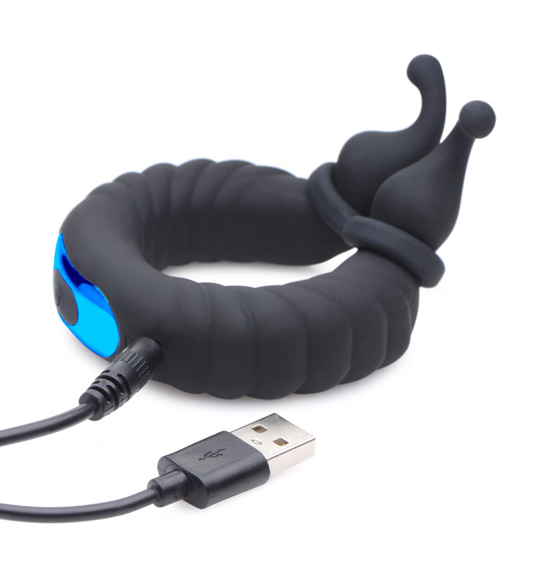 10X Cobra Dual Stimulation Silicone Cock Ring - Image 6