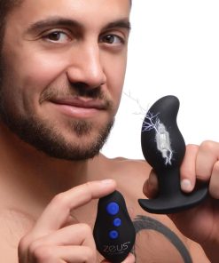 8X Volt Drop Vibrating and E-Stim Silicone Prostate Massager with Remote