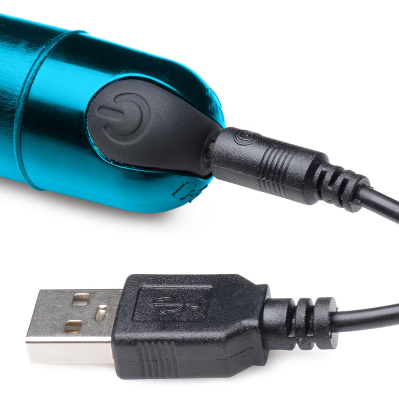 10X Slim Metallic Bullet - Blue - Image 4