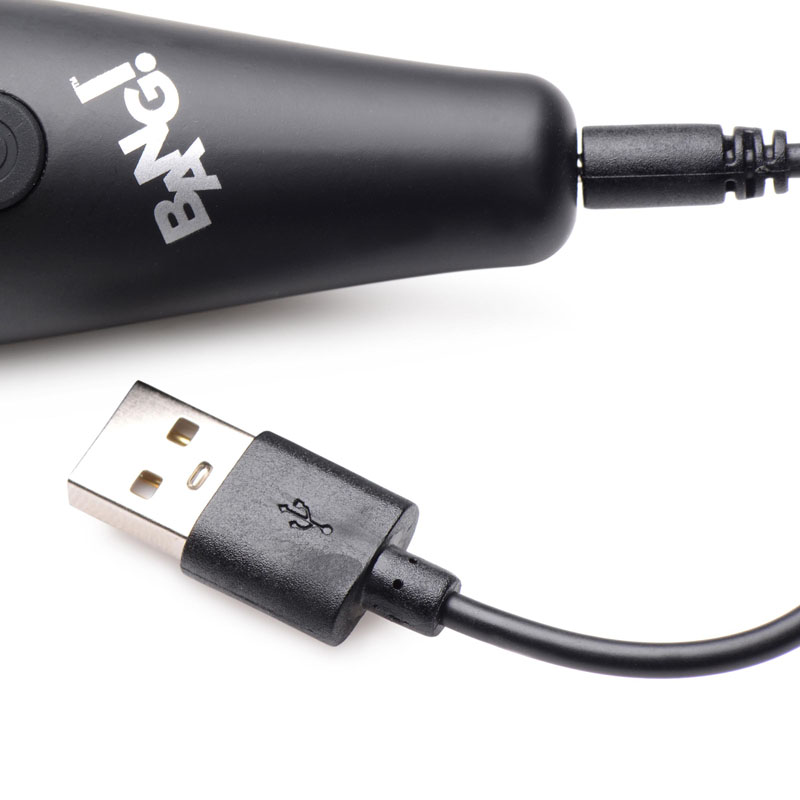 10X Ultra Powerful Silicone Mini Wand - Black - Image 5