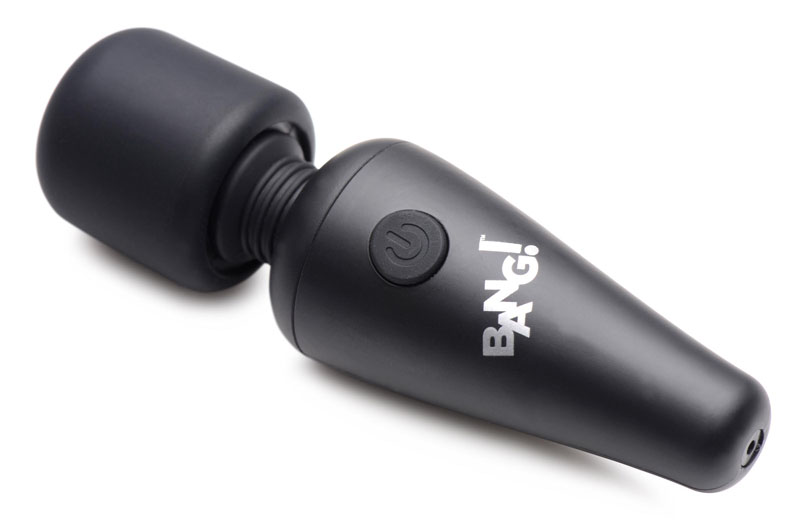 10X Ultra Powerful Silicone Mini Wand - Black - Image 4