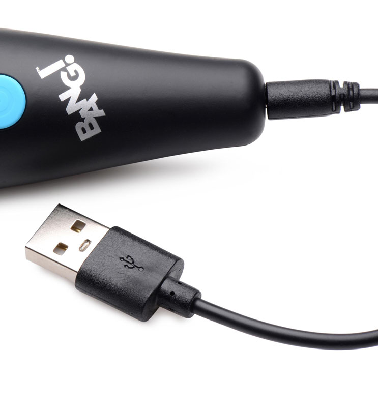 10X Ultra Powerful Silicone Mini Wand - Blue - Image 5