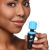 10X Ultra Powerful Silicone Mini Wand - Blue