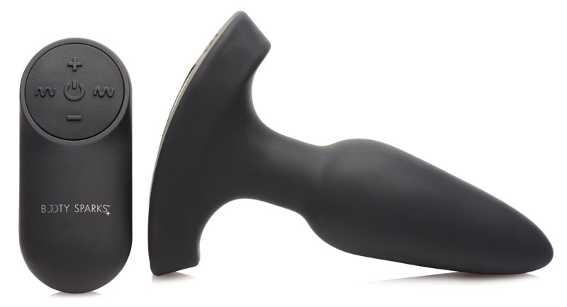 28X Laser Heart Silicone Anal Plug with Remote – Small - Image 5