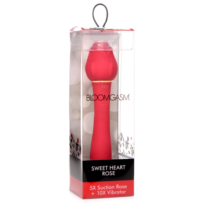 Bloomgasm Sweet Heart Rose Clit Suction Vibrator - Image 9