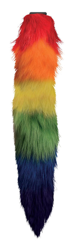 Interchangeable Rainbow Fox Tail - Image 3