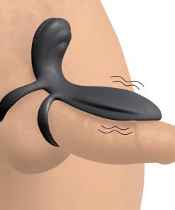 10X Silicone Vibrating Girth Enhancer with Remote Control