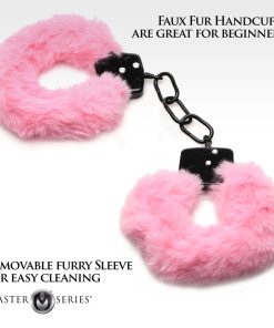 Cuffed in Fur Furry Handcuffs - Pink