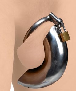 Forged Captor Locking Stainless Steel Chasity Cage