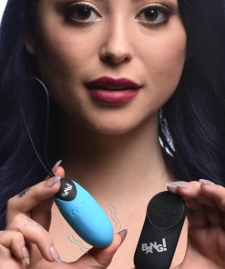 28X Grooved Silicone Vibrating Egg with Remote Control