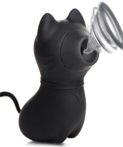 Sucky Kitty Silicone Clitoral Stimulator - Black
