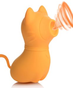 Sucky Kitty Silicone Clitoral Stimulator - Orange